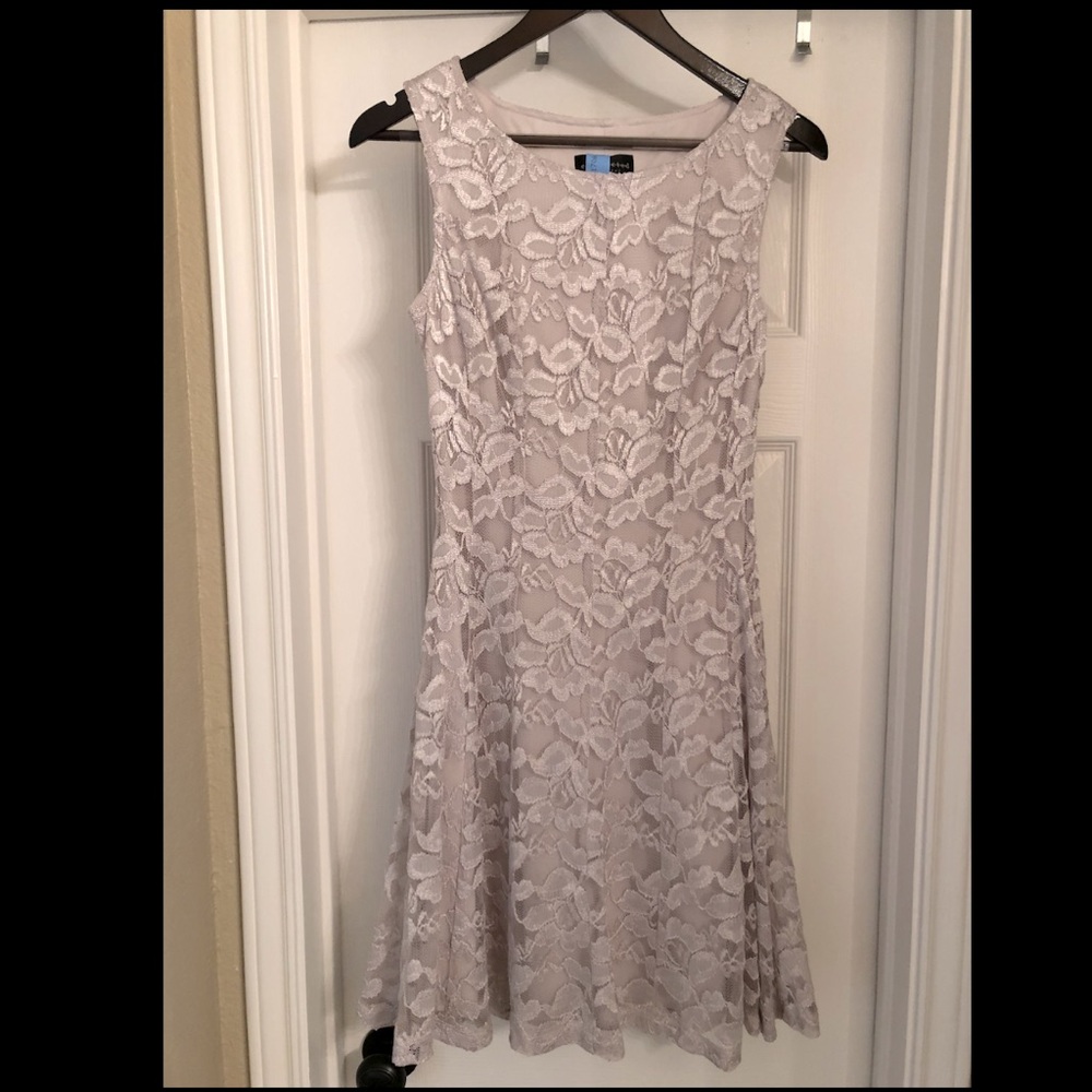 Champagne lace dress